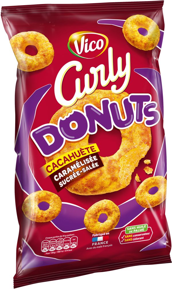Curly Donuts Caramélisée